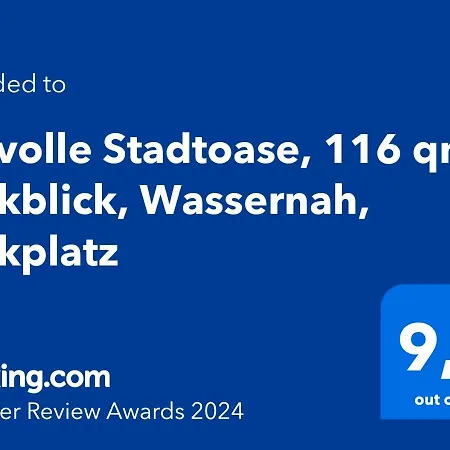 Stilvolle Stadtoase, 116 Qm, Parkblick, Wassernah, Parkplatz Wilhelmshaven Exterior photo